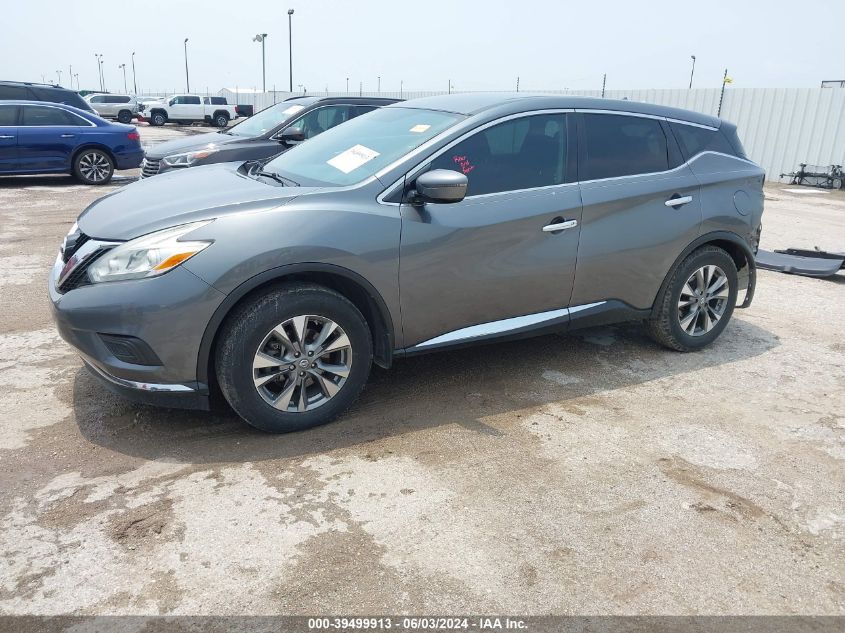 2016 Nissan Murano S VIN: 5N1AZ2MG3GN128447 Lot: 39499913