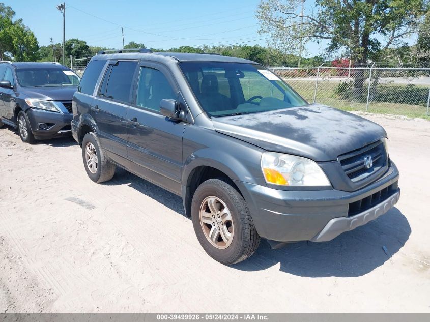 2004 Honda Pilot Ex VIN: 2HKYF18414H569494 Lot: 39499926