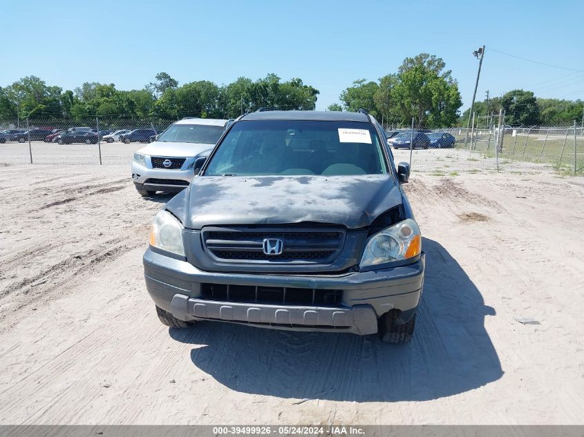 2004 Honda Pilot Ex VIN: 2HKYF18414H569494 Lot: 39499926