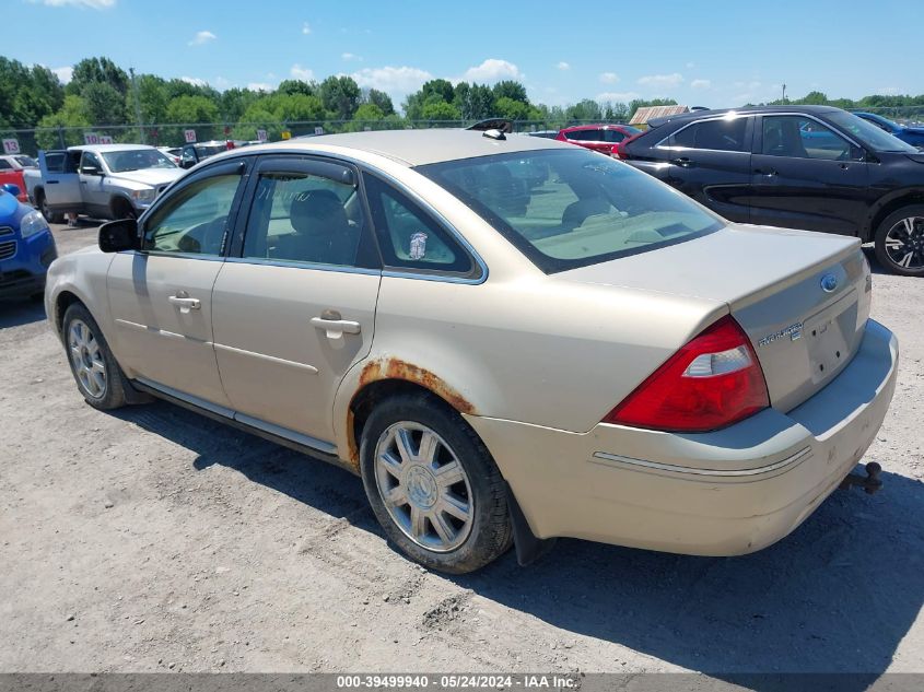 2007 Ford Five Hundred Sel VIN: 1FAFP27107G120940 Lot: 39499940