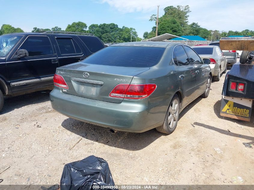 2005 Lexus Es 330 VIN: JTHBA30GX55058307 Lot: 39499950