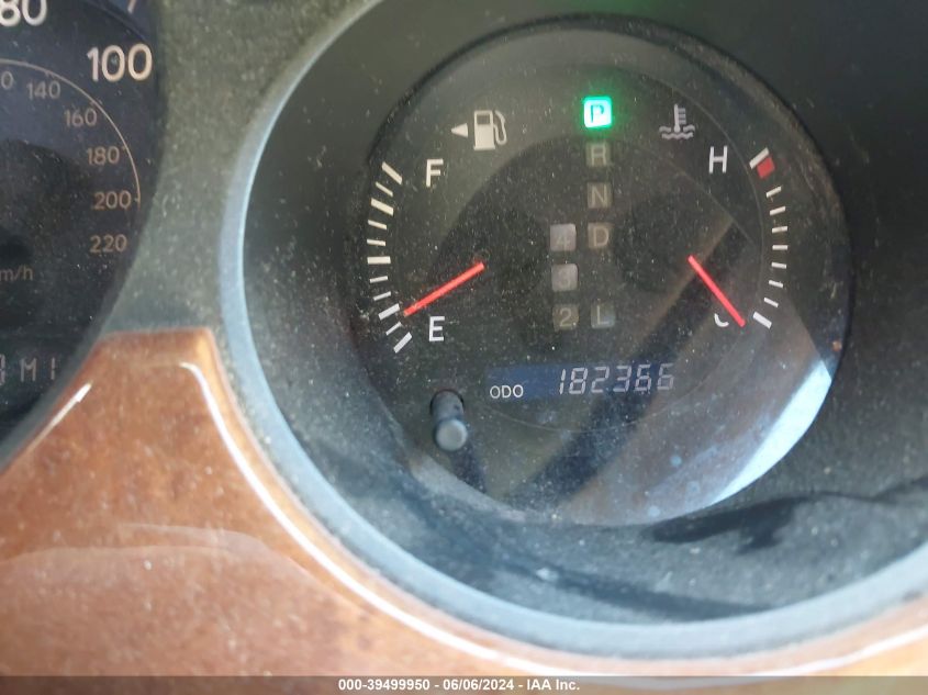 2005 Lexus Es 330 VIN: JTHBA30GX55058307 Lot: 39499950