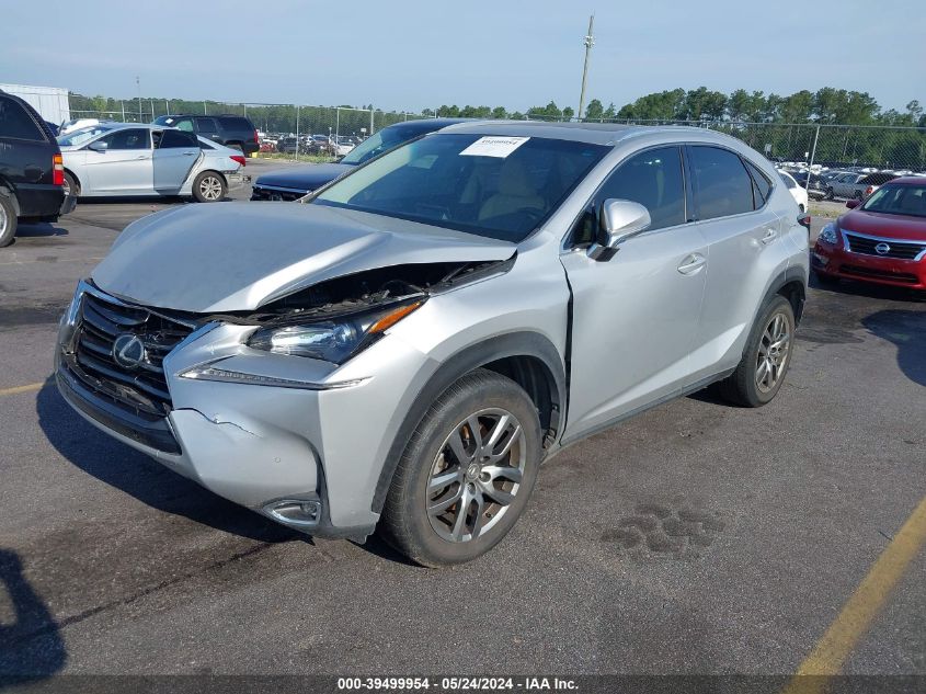 2016 Lexus Nx 200T VIN: JTJYARBZ5G2033121 Lot: 39499954