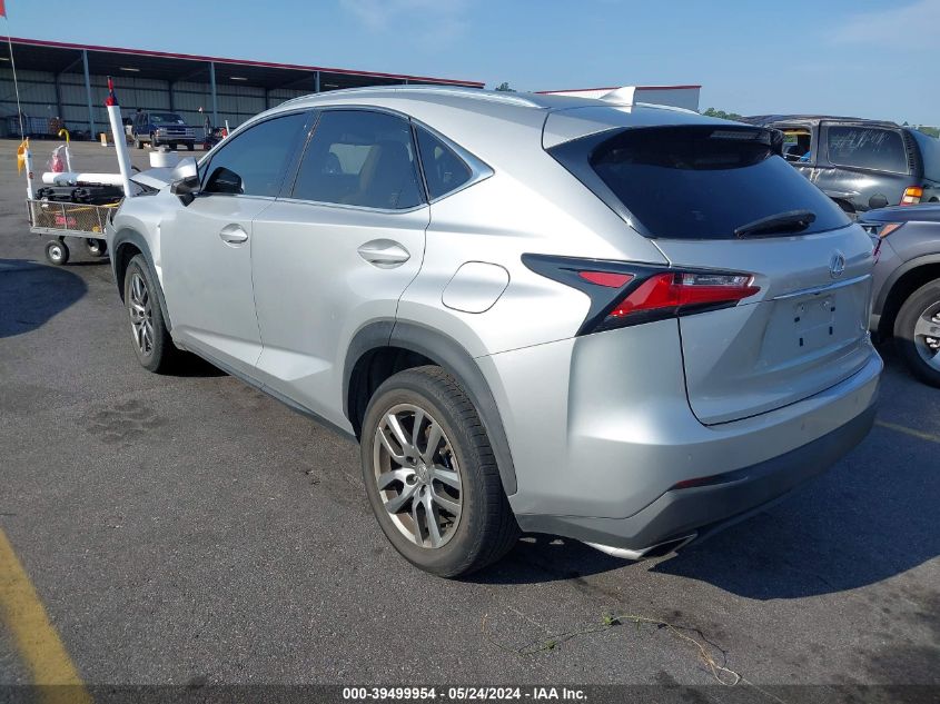 2016 Lexus Nx 200T VIN: JTJYARBZ5G2033121 Lot: 39499954