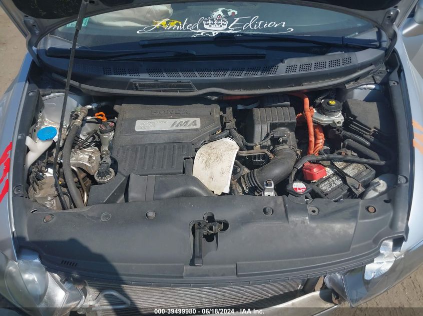 2009 Honda Civic Hybrid VIN: JHMFA36249S000942 Lot: 39499980