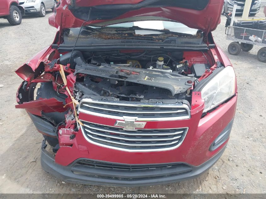 2015 Chevrolet Trax 1Ls VIN: KL7CJKSBXFB260176 Lot: 39499985