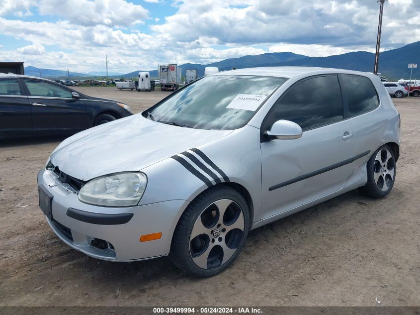 2006 Volkswagen Rabbit 2-Door VIN: WVWAS71K86W184942 Lot: 39499994