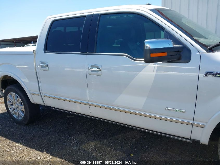 2013 FORD F-150 PLATINUM - 1FTFW1CT4DFA19657