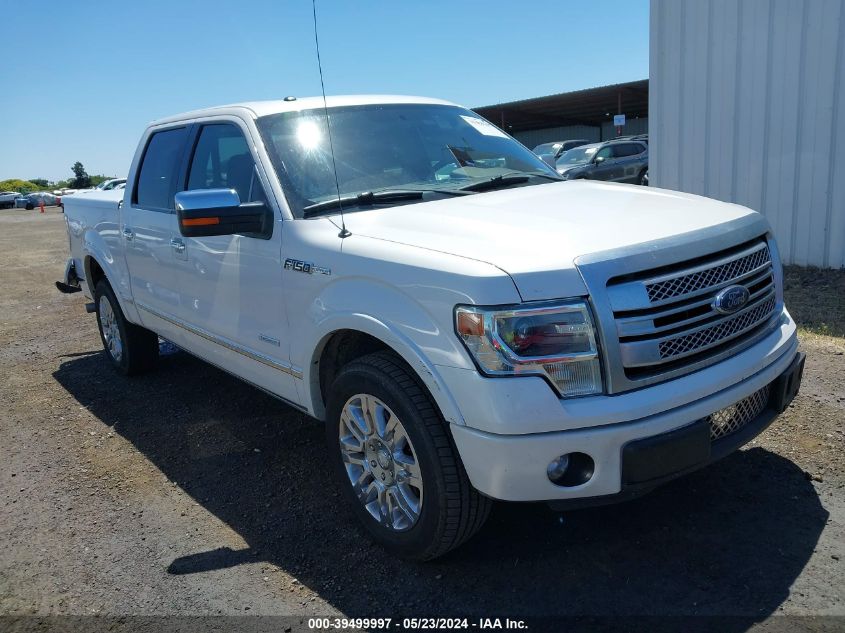 2013 Ford F-150 Platinum VIN: 1FTFW1CT4DFA19657 Lot: 39499997