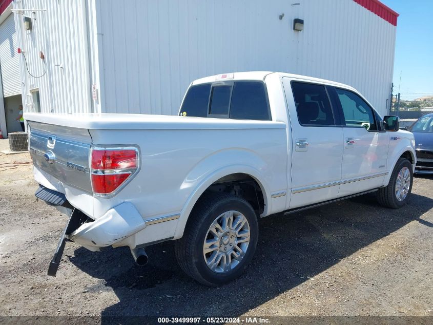 2013 FORD F-150 PLATINUM - 1FTFW1CT4DFA19657