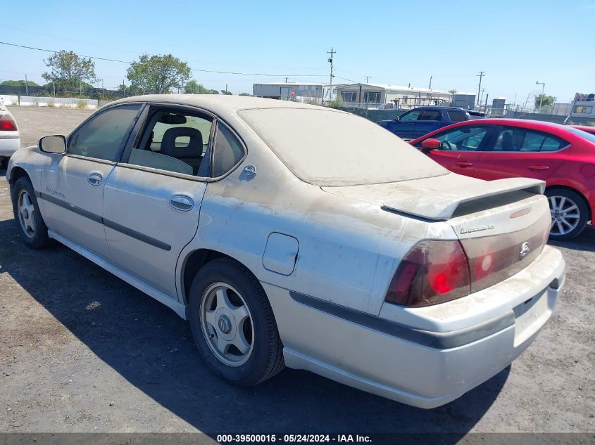 2000 Chevrolet Impala Ls VIN: 2G1WH55K5Y9161285 Lot: 39500015