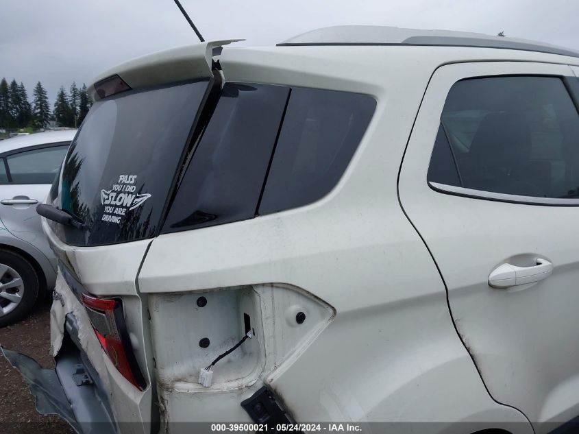 2020 Ford Ecosport Titanium VIN: MAJ6S3KL6LC362324 Lot: 39500021