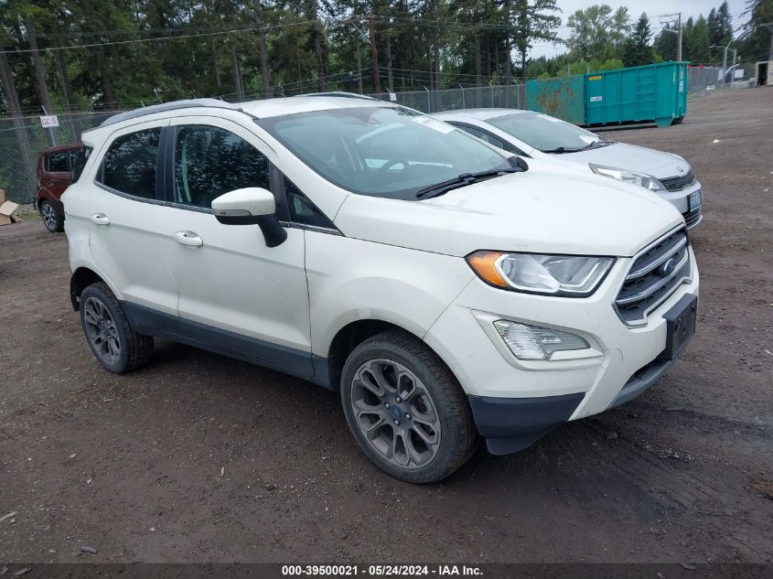 2020 Ford Ecosport Titanium VIN: MAJ6S3KL6LC362324 Lot: 39500021