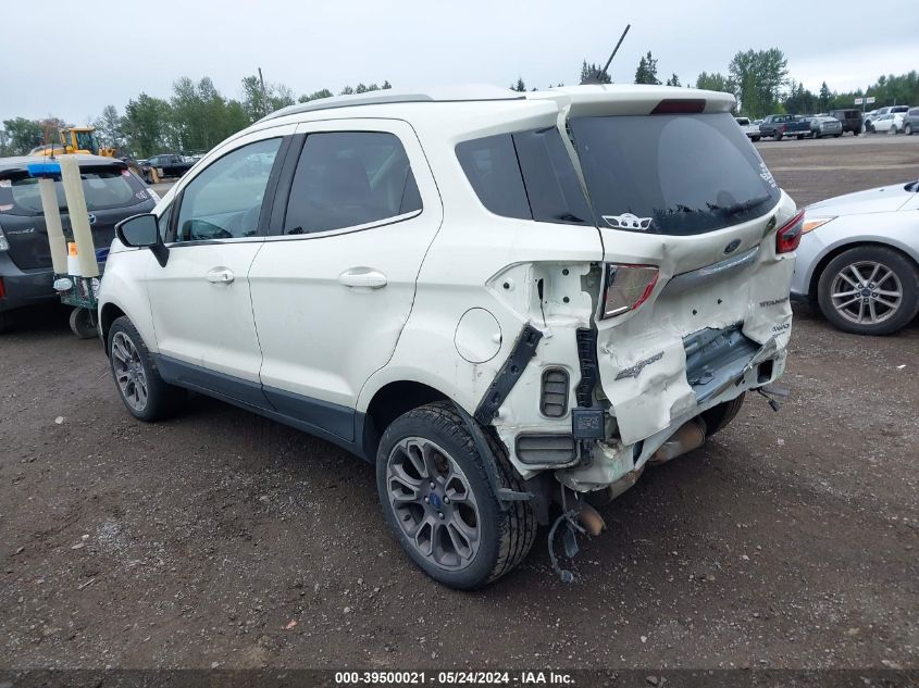 2020 Ford Ecosport Titanium VIN: MAJ6S3KL6LC362324 Lot: 39500021