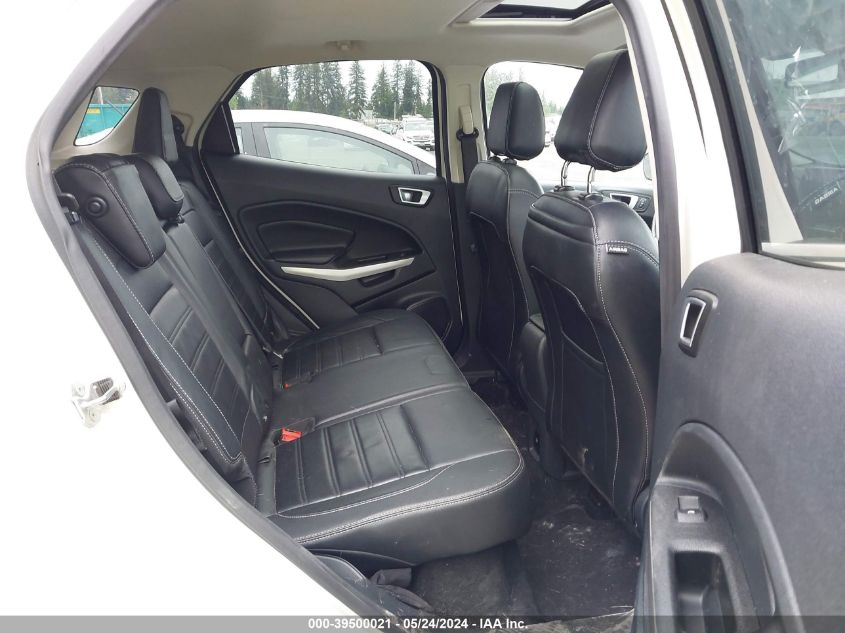 2020 Ford Ecosport Titanium VIN: MAJ6S3KL6LC362324 Lot: 39500021