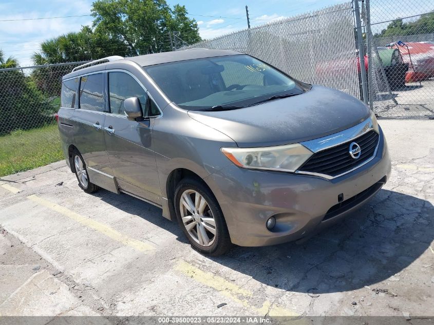 2014 Nissan Quest Sl VIN: JN8AE2KP6E9105886 Lot: 39500023