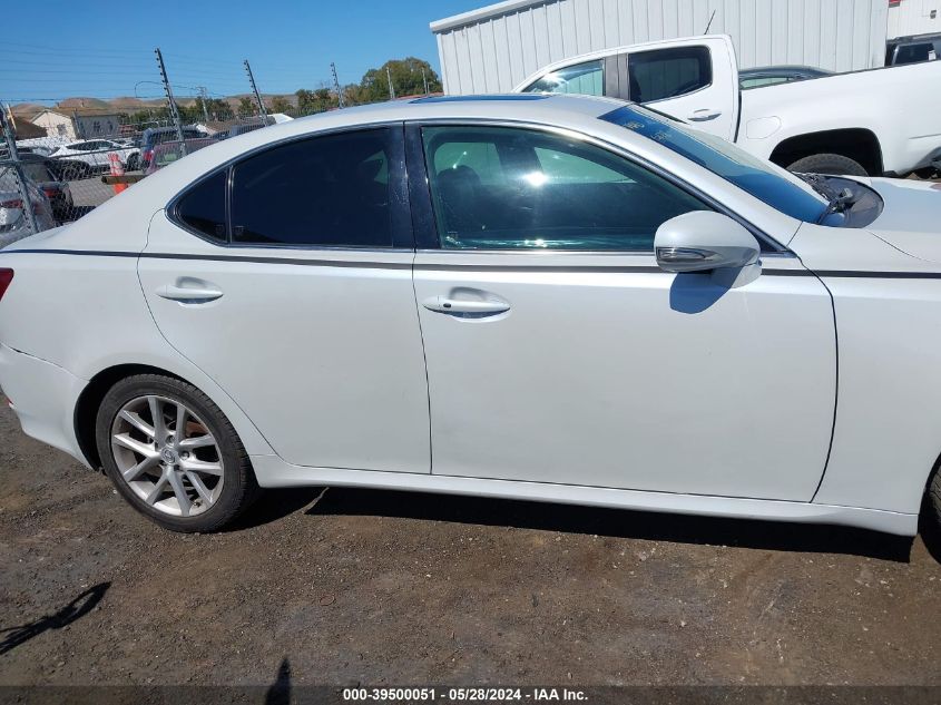 2011 Lexus Is 250 VIN: JTHBF5C27B5129889 Lot: 39500051