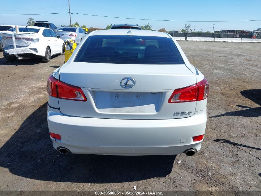 2011 Lexus Is 250 VIN: JTHBF5C27B5129889 Lot: 39500051