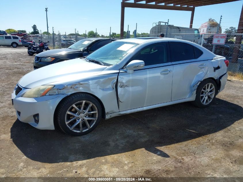 2011 Lexus Is 250 VIN: JTHBF5C27B5129889 Lot: 39500051