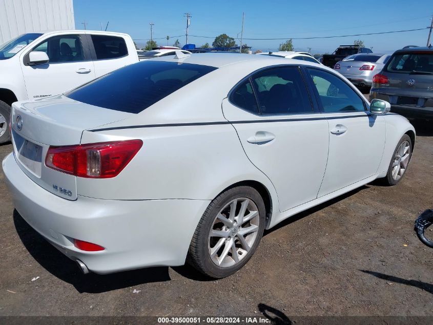 2011 Lexus Is 250 VIN: JTHBF5C27B5129889 Lot: 39500051