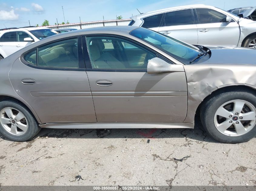 2006 Pontiac Grand Prix VIN: 2G2WP552661175514 Lot: 39500057