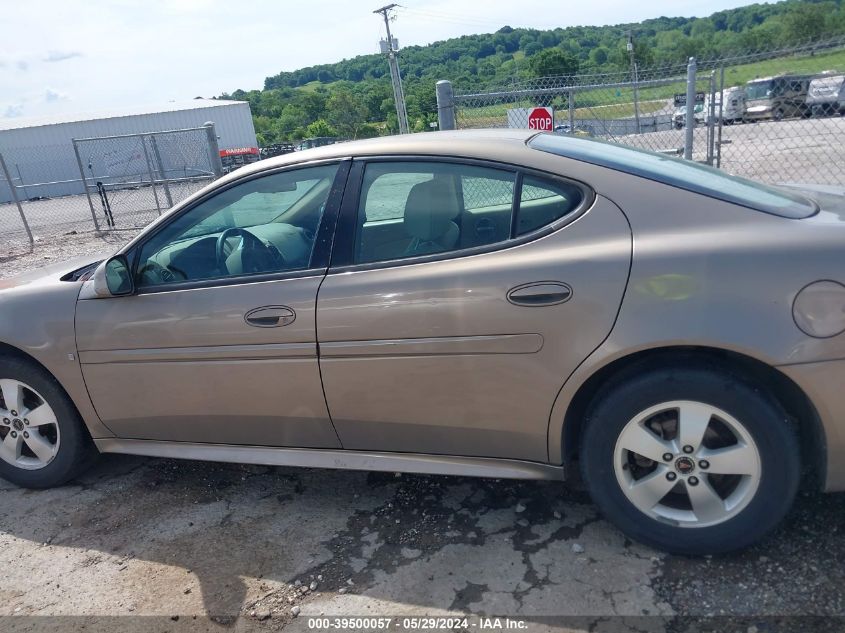 2006 Pontiac Grand Prix VIN: 2G2WP552661175514 Lot: 39500057