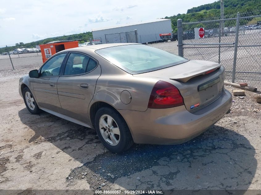 2006 Pontiac Grand Prix VIN: 2G2WP552661175514 Lot: 39500057