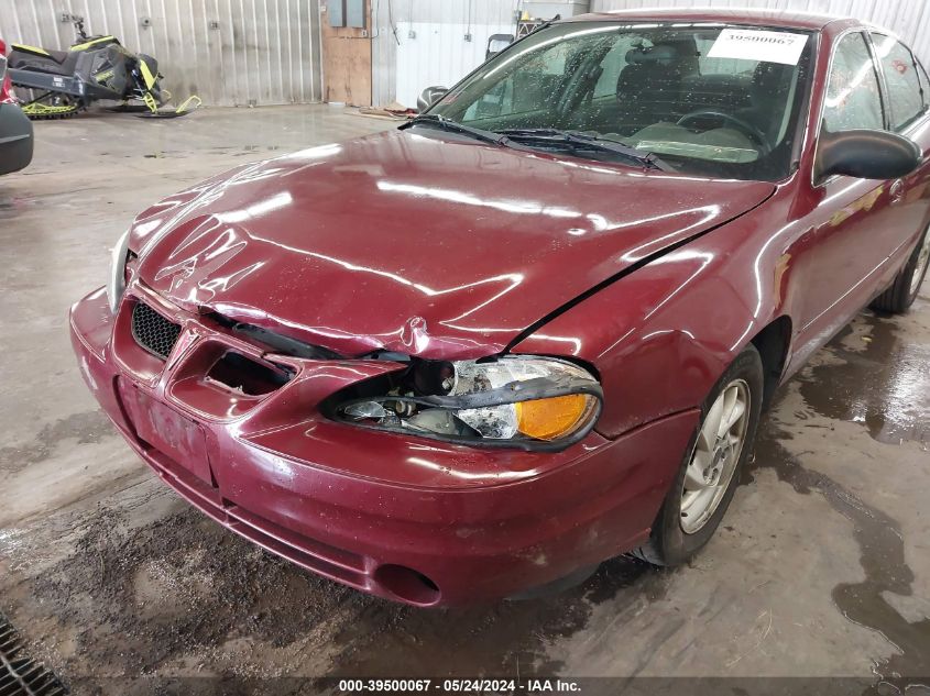 2005 Pontiac Grand Am Se VIN: 1G2NE52E65M164533 Lot: 39500067