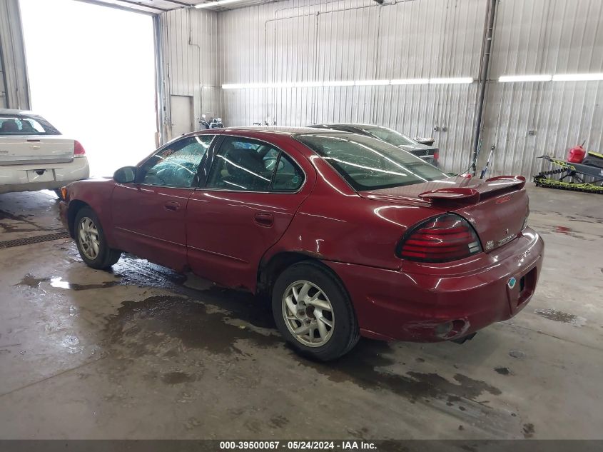 2005 Pontiac Grand Am Se VIN: 1G2NE52E65M164533 Lot: 39500067