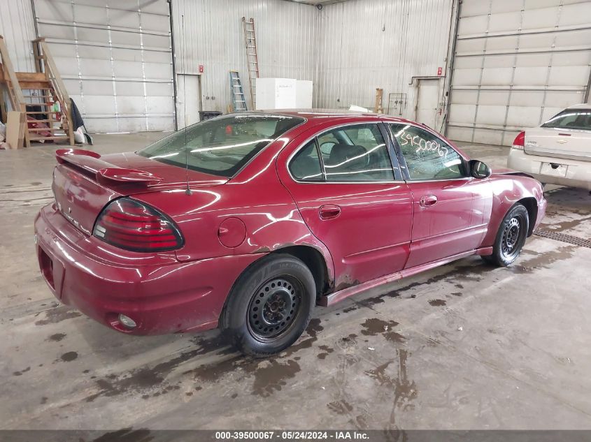 2005 Pontiac Grand Am Se VIN: 1G2NE52E65M164533 Lot: 39500067