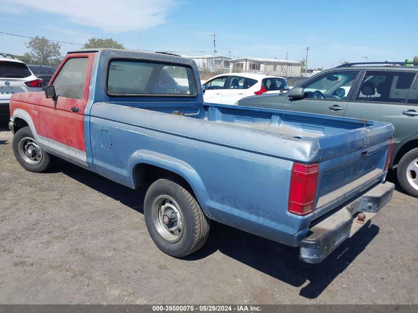 1989 Ford Ranger VIN: 1FTCR10A6KUA05183 Lot: 39500075