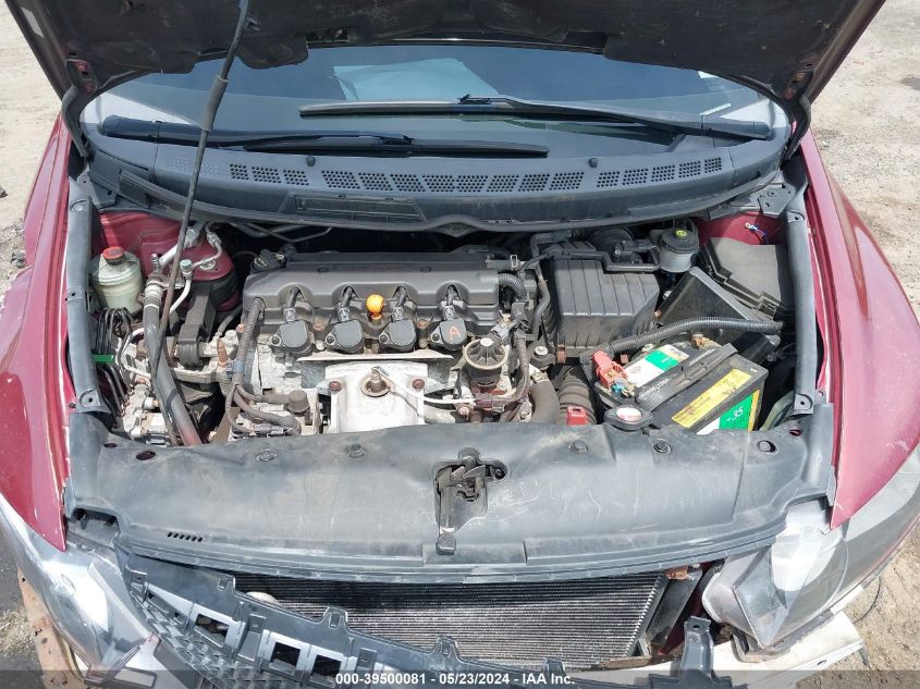 2009 Honda Civic Lx VIN: 2HGFA16539H354380 Lot: 39500081