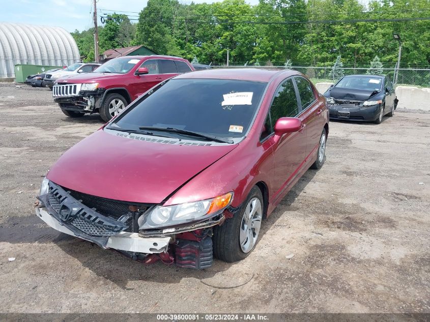 2009 Honda Civic Lx VIN: 2HGFA16539H354380 Lot: 39500081
