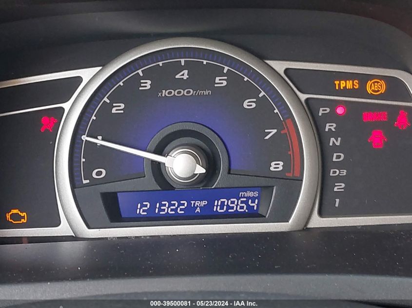 2009 Honda Civic Lx VIN: 2HGFA16539H354380 Lot: 39500081