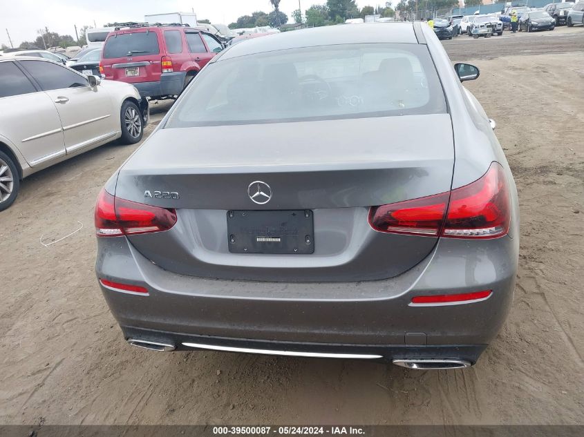2020 Mercedes-Benz A 220 VIN: W1K3G4EB3LJ224619 Lot: 39500087
