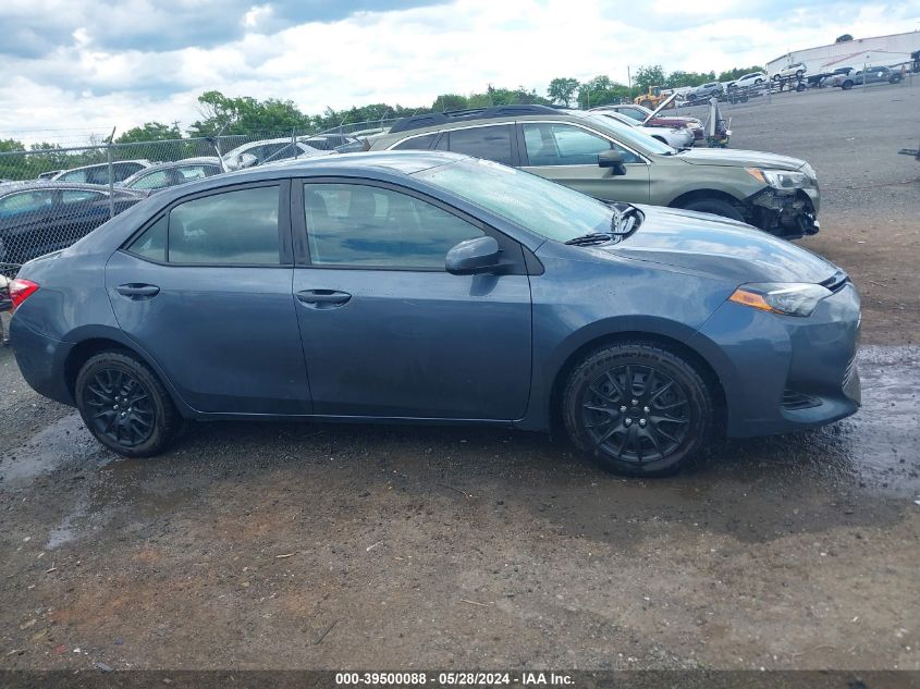 2019 Toyota Corolla Le VIN: 2T1BURHE3KC161145 Lot: 39500088