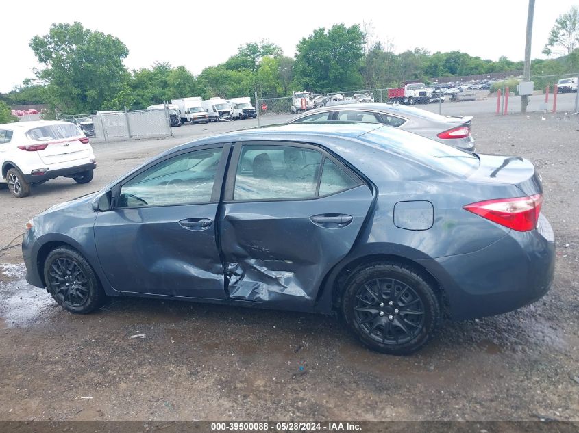 2019 Toyota Corolla Le VIN: 2T1BURHE3KC161145 Lot: 39500088