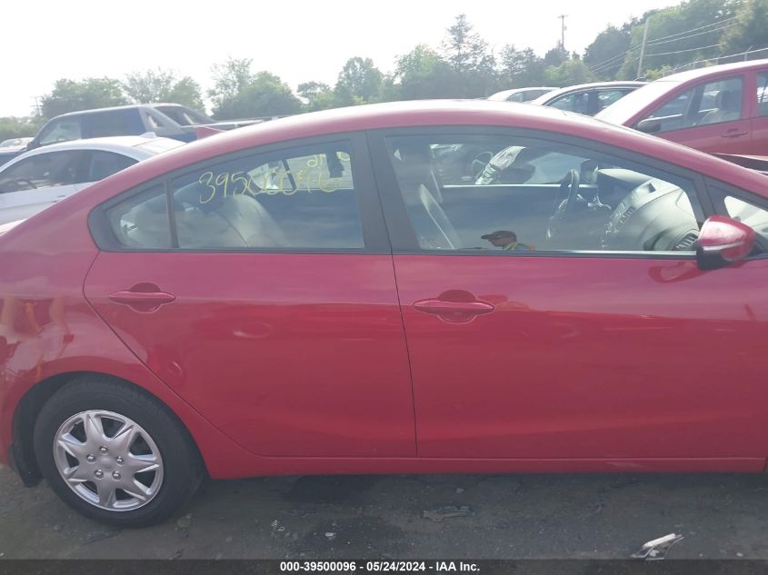 2016 Kia Forte Lx VIN: KNAFX4A62G5519240 Lot: 39500096