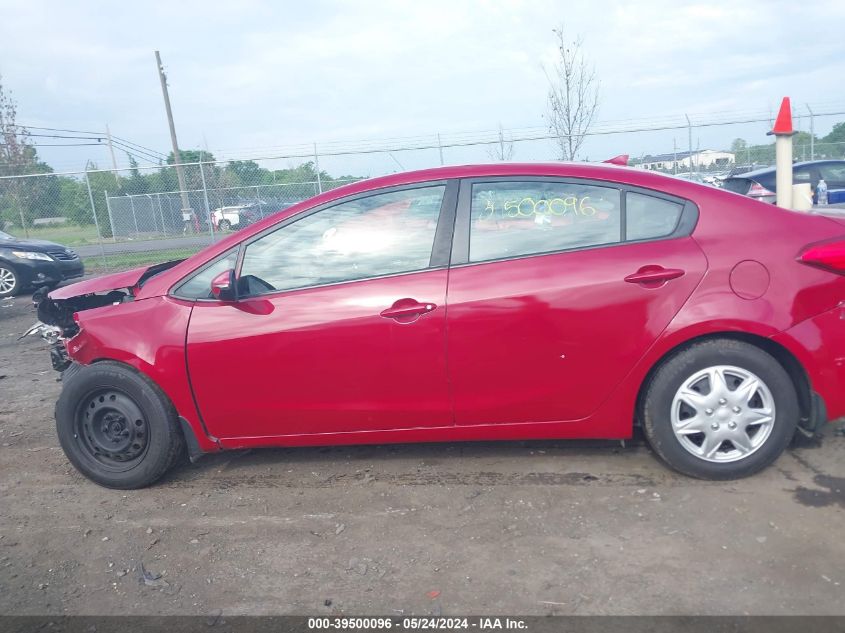 2016 Kia Forte Lx VIN: KNAFX4A62G5519240 Lot: 39500096