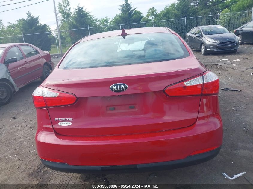 2016 Kia Forte Lx VIN: KNAFX4A62G5519240 Lot: 39500096