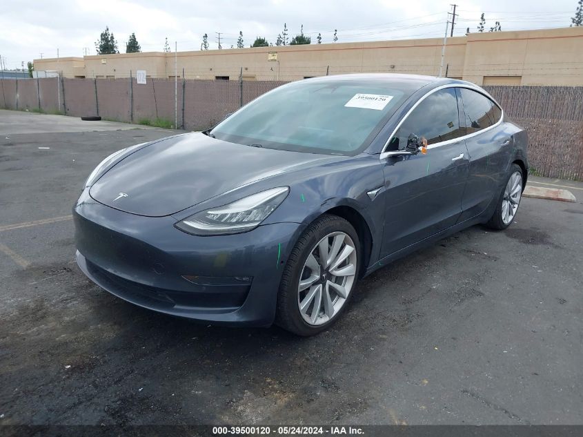 2018 Tesla Model 3 Long Range/Mid Range VIN: 5YJ3E1EA3JF050786 Lot: 39500120