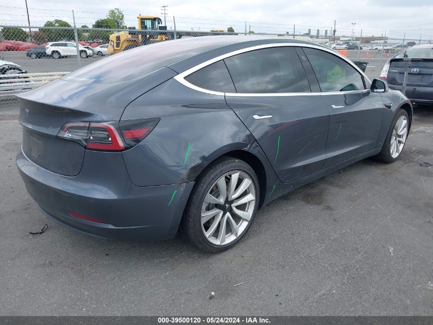 2018 Tesla Model 3 Long Range/Mid Range VIN: 5YJ3E1EA3JF050786 Lot: 39500120