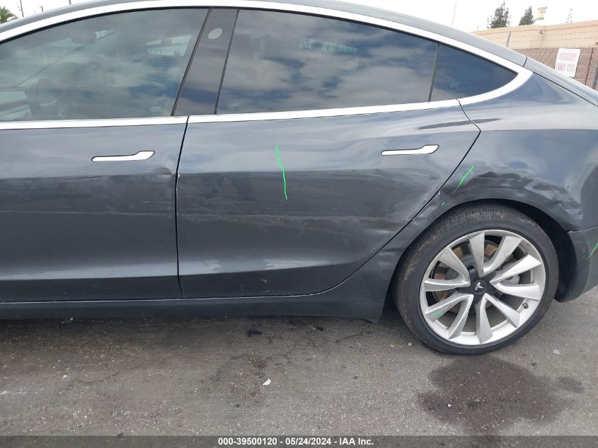 2018 Tesla Model 3 Long Range/Mid Range VIN: 5YJ3E1EA3JF050786 Lot: 39500120