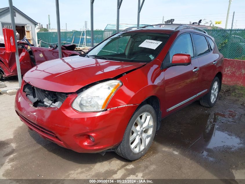 2013 Nissan Rogue Sv W/Sl Pkg VIN: JN8AS5MV8DW618157 Lot: 39500134