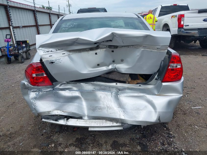 2005 Chevrolet Malibu VIN: 1G1ZS52F45F299831 Lot: 39500147