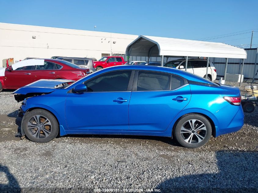 2021 Nissan Sentra Sv Xtronic Cvt VIN: 3N1AB8CV8MY226225 Lot: 39500151