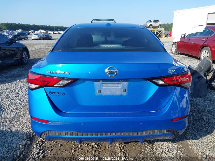 2021 Nissan Sentra Sv Xtronic Cvt VIN: 3N1AB8CV8MY226225 Lot: 39500151