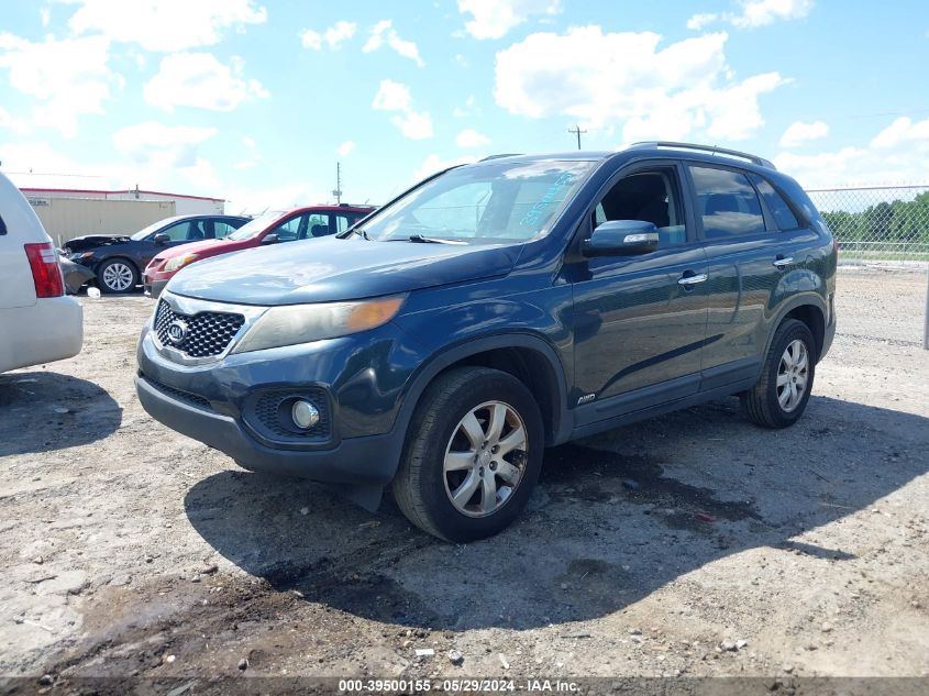 2011 Kia Sorento Lx VIN: 5XYKTCA11BG118709 Lot: 39500155