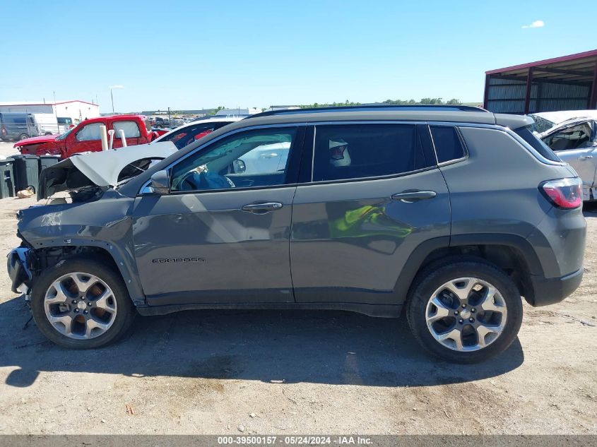 2021 Jeep Compass Limited 4X4 VIN: 3C4NJDCB0MT565199 Lot: 39500157