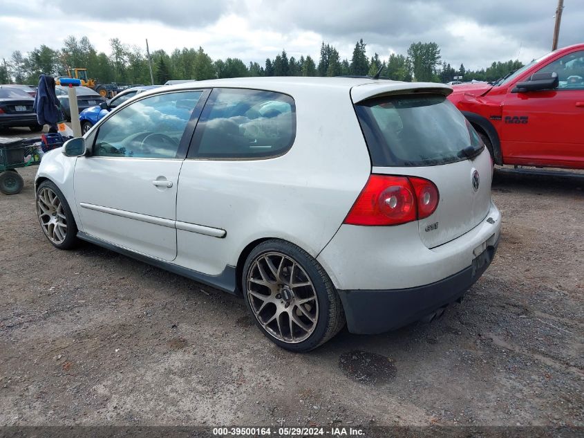 2007 Volkswagen Gti 2-Door VIN: WVWEV71K57W064347 Lot: 39500164